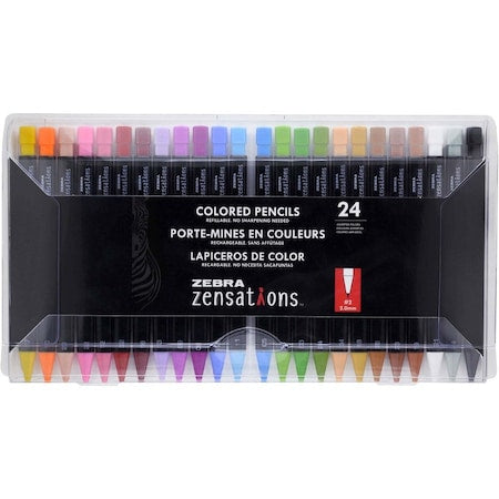 Zensations Colored Pencil Assorted 24Pk