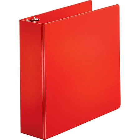 Ring Binder, Red, Vinyl