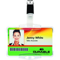 ID Badge Holder, 2-3/4" L, Open Style, PK25