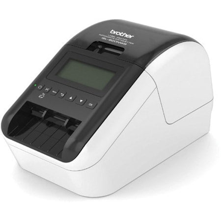 Desktop Label Printer, 300 dpi / 600 dpi, 2.3 in Max. Print Width, Brother QL