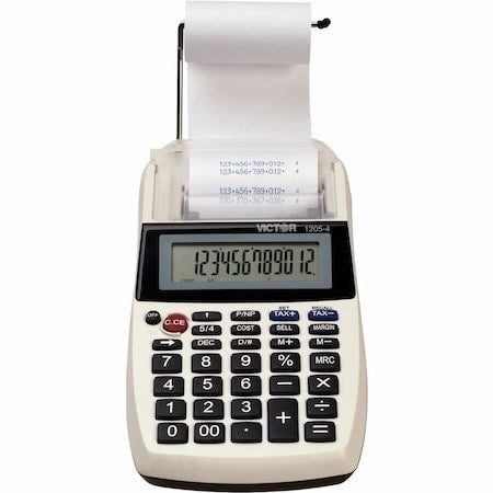 Portable Desktop Calculator, LCD, 12 Digit