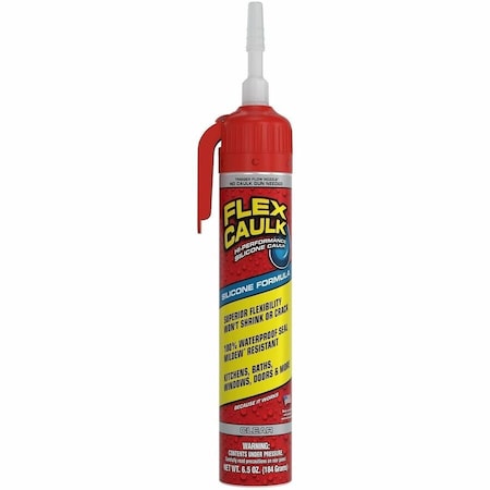 Sealant, 6.5 oz, Clear, Silicone