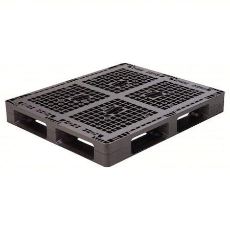 Plastic Pallet, 48 in L, 40 in W, 6 in H, 5,000 lb Dynamic
