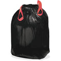 Heavy-Duty Trash Bags, Drawstring, 33 gal, 1.2 mil, 33.5" x 38", Black, PK150