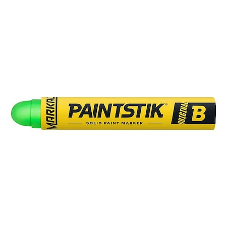 Paint Crayon, Large Tip, Fluorescent Green Color Family, 12 PK