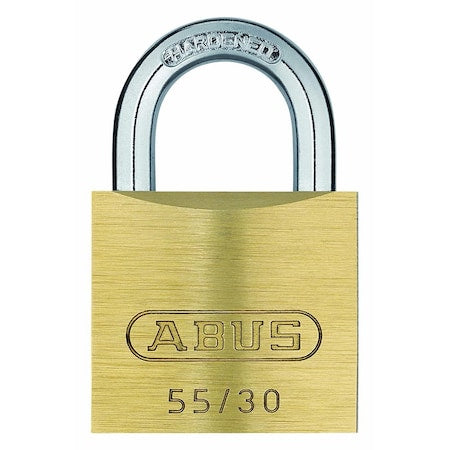 Padlock, 1" H, 1 1/8" W, Brass