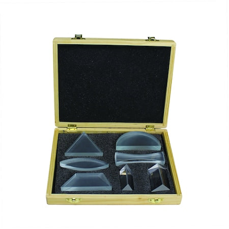 Prism And Lens Set Of 7, Glass