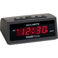 Intelli-Time Alarm Clock,Black