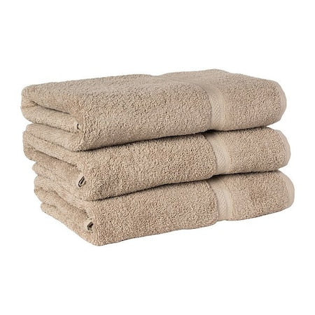Bath Towel,52 in L,Khaki