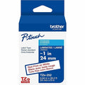 Label/Ribbon Cartridge, White, Gloss, 1 in W