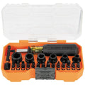 Screwdriver Bit/Socket Set, Imp, 38-Piece