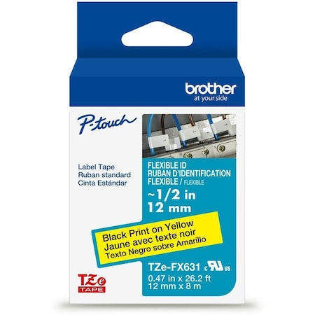 Flag Label, White, Polyester