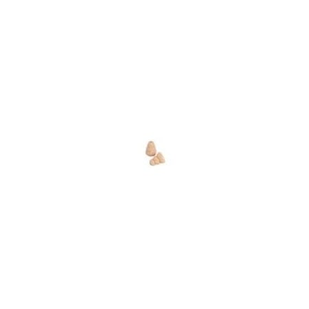 PELTOR(TM) UltraFit(TM) SEBS Replacement Earpiece Ear Plugs, Flanged Shape, 20 dB, Tan, 25 PK