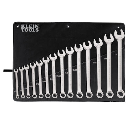 Combo Wrench St, Steel, Chrome, Offset