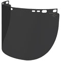 Face Shield Visor, Gray Visor, 8 in Height