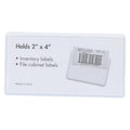 Magnetic Label Holder, 2 x 4 In, PK100