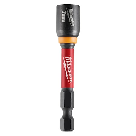 Nutsetter, L:2 9/16", Socket:7mm