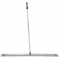 Flat Mop Pad, Hook-and-Loop Connection, Blue, Microfiber