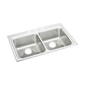 Bowl Drop-In Sink,33""x22""x6"",Gray