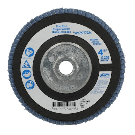 Fiber Disc, 4 1/2 in Dia, 5/8in Arbor
