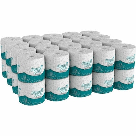 Angel Soft Professional Series, Standard Core, 2 Ply, 450 Sheets, White, 40 PK