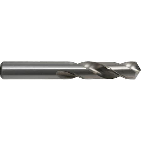 Screw Machine Drill Bit, 51/64 in Size, 118 Degrees Point Angle, High Speed Steel, Straight Shank