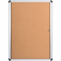 Enclosed Cork Bulletin Board 31-7/64"H