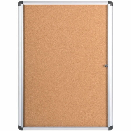 Enclosed Cork Bulletin Board 31-7/64"H