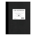 Lab Notebook, 11"x8.5", 60 Sht, Black cover, 5x5 graph