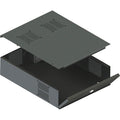 VMP Low Profile DVR / Storage Lockbox - 3U Rack Height x 19" Rack Width - Rack-mountable - Black