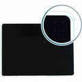 Board and wall fixing, 23 in, Tempered Glass Frame, Black