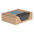 Sorbent Pad, 9 7/8 gal, 16 in x 20 in, Universal, Black/Gray, Polypropylene, 50 PK