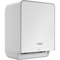 Paper Towel Dispenser, Hardwound, 8 in Paper Towel Width, 1 3/4 in Core DIa, Plastic, White