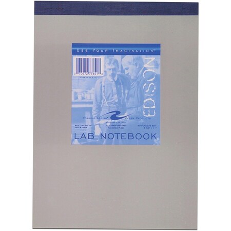 Lab Notebook, 8 in. x 11 in., Gray