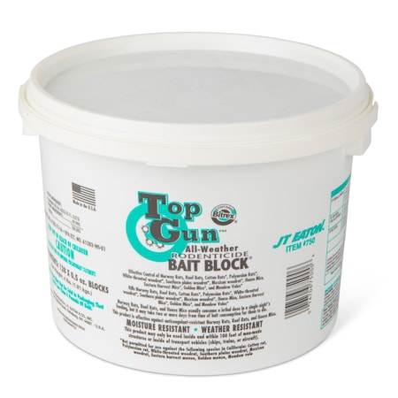 Rodenticide, Blocks, Bromethalin, 4.5 lb.