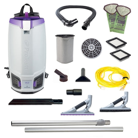 GoFit 10, 10 qt. Backpack Vacuum w/ ProBlade Hard Surface & Carpet Tool Kit