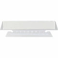 Hanging Folder 1/3 Cut Tab, Clear, PK25