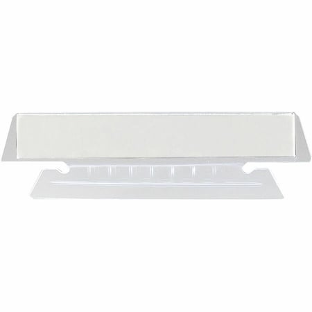 Hanging Folder 1/3 Cut Tab, Clear, PK25
