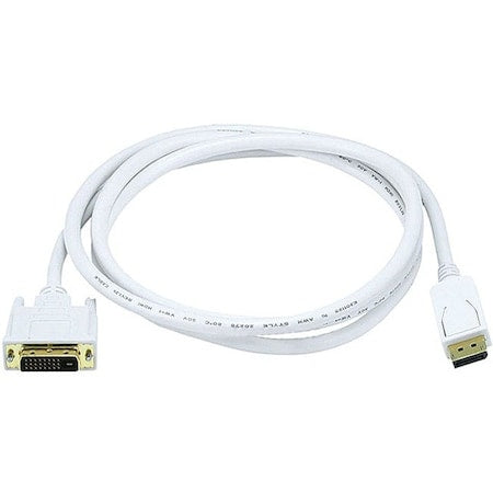 CPU Cord, Displayport/DVI, 15ft, White