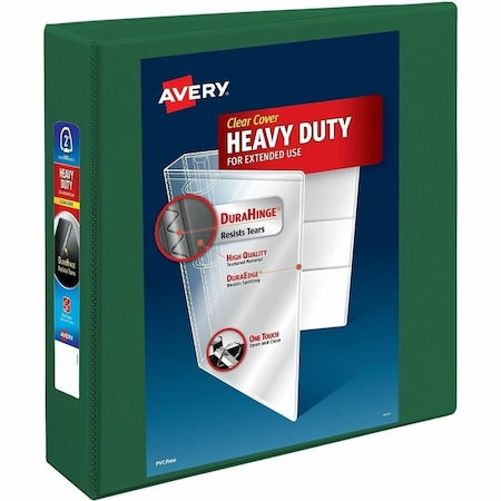 Heavy-Duty View 3 Ring Binder, 2 in