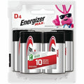 Max Alkaline Battery, D 1.5V DC 4 PK