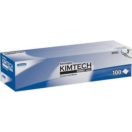 Kimwipes Delicate Task Wipers (34743), White, 3-Ply, 15 Pop-Up Boxes, 100 Sheets / Box, PK15