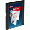 Heavy-Duty View 3 Ring Binder, 0.5" One