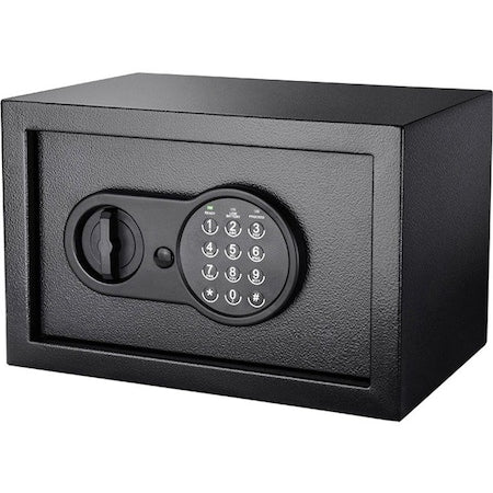 Security Safe, with Digital Keypad 8 lb, 0.36 cu ft, Steel