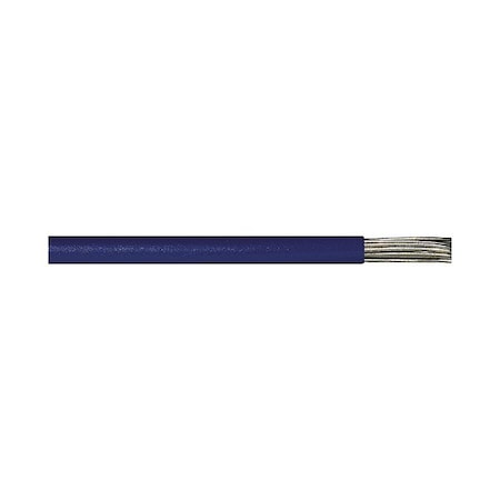 HighTemp/VoltageLeadWire, 16AWG, Blue, 50ft