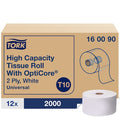Standard Core, 2 Ply, 2,000 Sheets, White, 12 PK