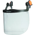 Face Shield, Clear Visor, Polycarbonate, Locking Mount Suspension