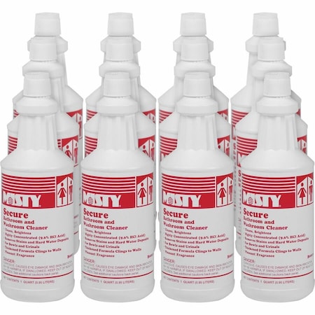 Toilet Bowl Cleaner, 32 oz., Blue, PK12