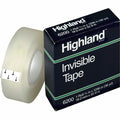 Invisible Tape, Mending, 0.75 in Wx36 yd L