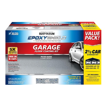 Epoxy Coating, Gray, 2 gal, Pouch